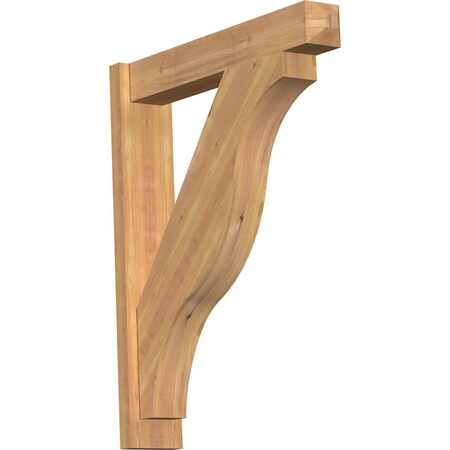 Ekena Millwork Funston Craftsman Smooth Outlooker, Western Red Cedar, 5 1/2"W x 28"D x 34"H OUT06X28X34FST04SWR